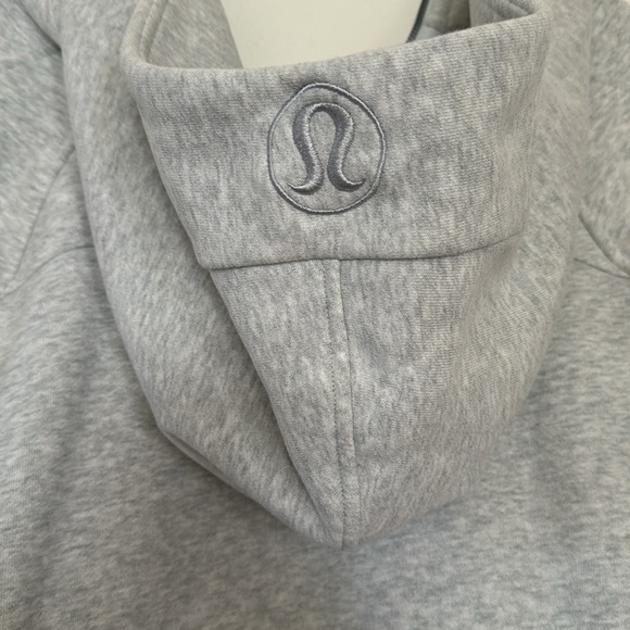 Lululemon Scuba Cropped/Oversized Half-Zip Hoodie, M/L - Picture 9 of 13